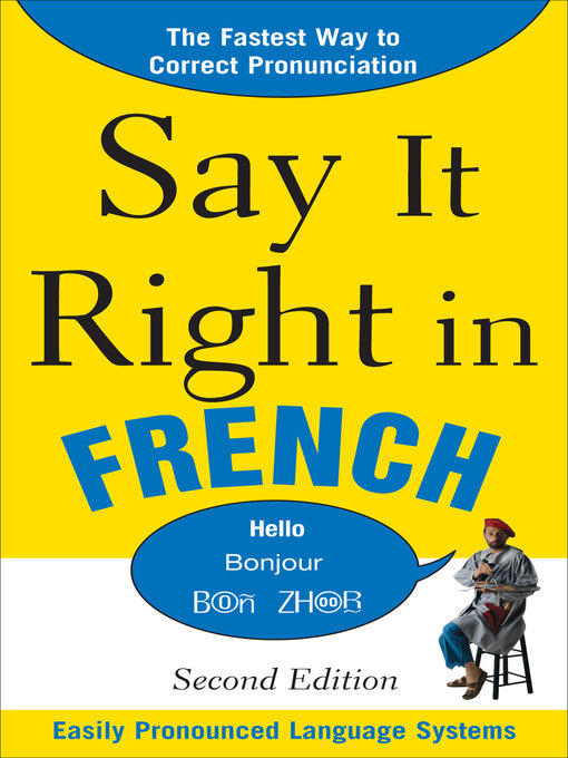 Title details for Say It Right in French by EPLS, NA - Available